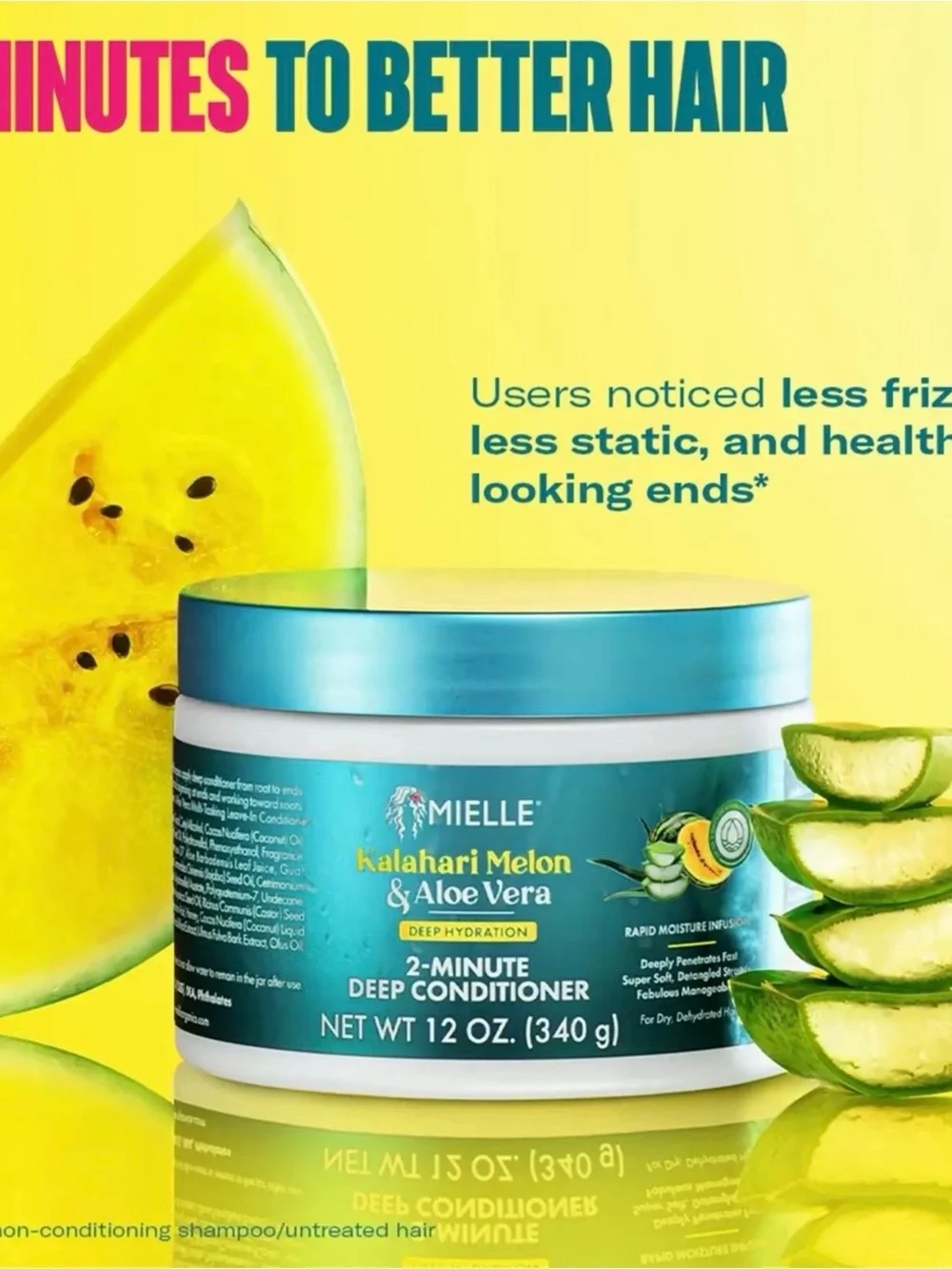 Mielle Kalahari Melon & Aloe Vera Deep Hydration Curl Forming Glaze - Teal
